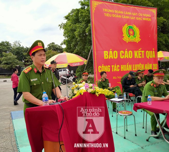 Tiểu đoàn Cảnh sát Đặc nhiệm (Trung đoàn CSCĐ, CATP Hà Nội) hoàn thành xuất sắc công tác huấn luyện 2020 ảnh 8