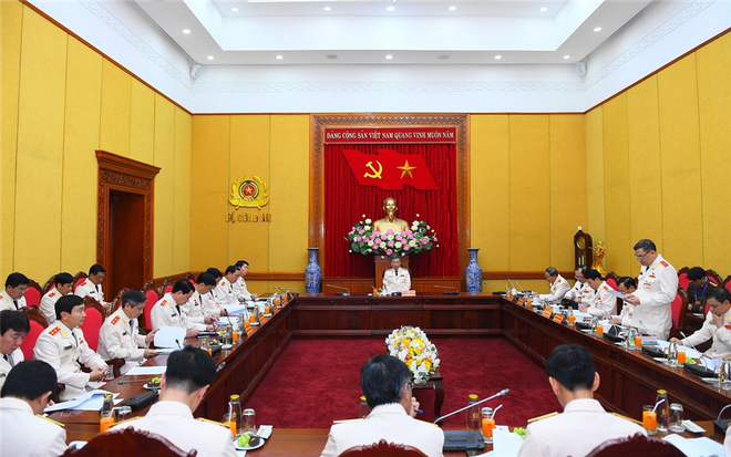 Đoàn đại biểu Đảng bộ Công an Trung ương họp phiên thảo luận đóng góp ý kiến vào Văn kiện Đại hội XIII của Đảng ảnh 1