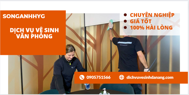 SONGANHHYG cung cấp dịch vụ vệ sinh văn phòng chuyên nghiệp tại Đà Nẵng ảnh 1