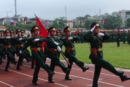Hợp luyện diễu binh kỷ niệm 60 năm Chiến thắng Điện Biên Phủ ảnh 2