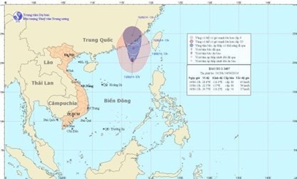 Tin mới nhất về bão số 1 trên biển Đông ảnh 1