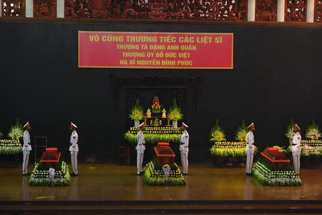 Tang lễ trọng thể 3 Liệt sỹ Công an Hà Nội anh dũng hy sinh vì sự bình yên của Nhân dân ảnh 89