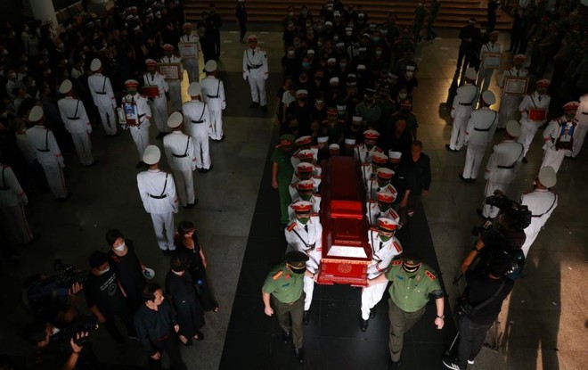 Tang lễ trọng thể 3 Liệt sỹ Công an Hà Nội anh dũng hy sinh vì sự bình yên của Nhân dân ảnh 88