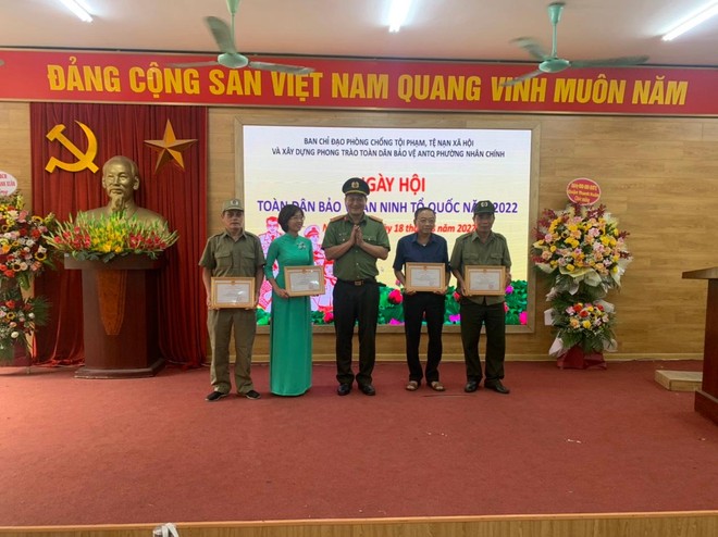 Sôi nổi ngày hội toàn dân bảo vệ an ninh Tổ quốc phường Nhân Chính ảnh 12