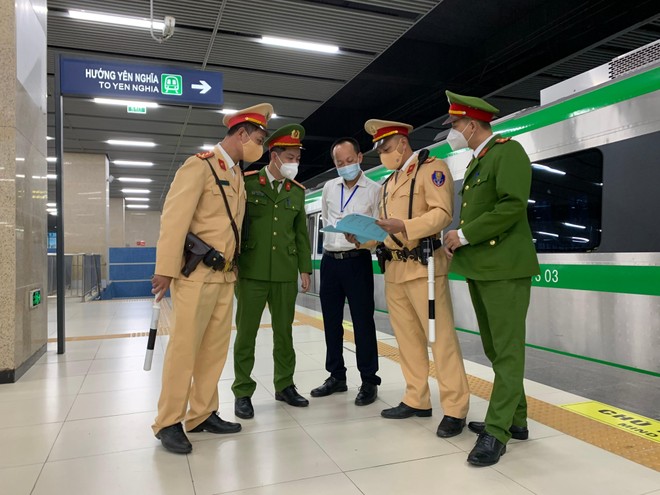 Sẽ bố trí các lực lượng 141,142 cùng Cảnh sát hình sự phòng chống tội phạm trên tuyến đường sắt đô thị Cát Linh - Hà Đông ảnh 2