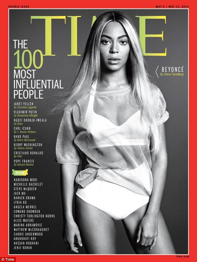 Nữ hoàng nhạc pop Beyonce "leo lên" trang bìa tạp chí Time ảnh 1