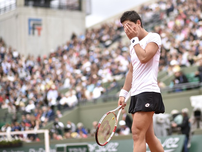 Maria Sharapova “chết hụt” trước Garbine Muguruza ảnh 4