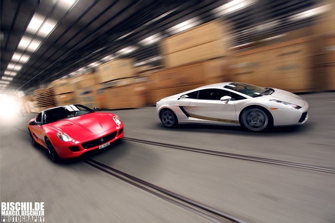 Siêu xe Lamborghini Gallardo vs Ferrari 599 GTB HGTE tranh tài ảnh 16