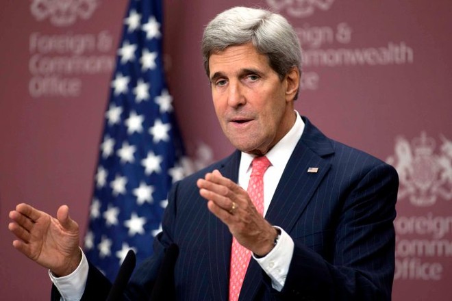 Ngoại trưởng John Kerry gặp mặt chính phủ tạm quyền Ukraine ảnh 1