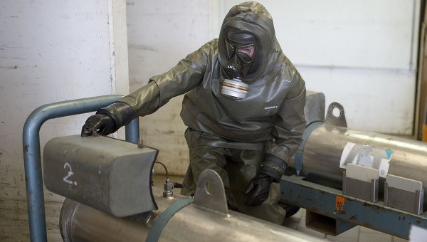 Lô vũ khí hoá học cuối cùng đã được chuyển đi khỏi Syria ảnh 1