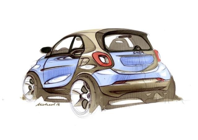 Smart Fortwo 2015 sắp “hiện nguyên hình” ảnh 2