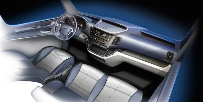 Hyundai bật mí thiết kế của xe van cỡ lớn H350 ảnh 2