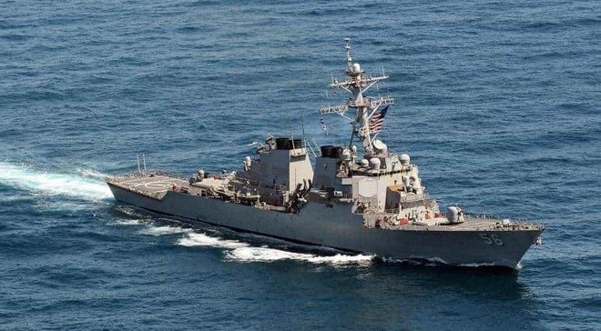 Trung Quốc theo dõi tàu chiến Mỹ băng qua eo biển Đài Loan ảnh 1