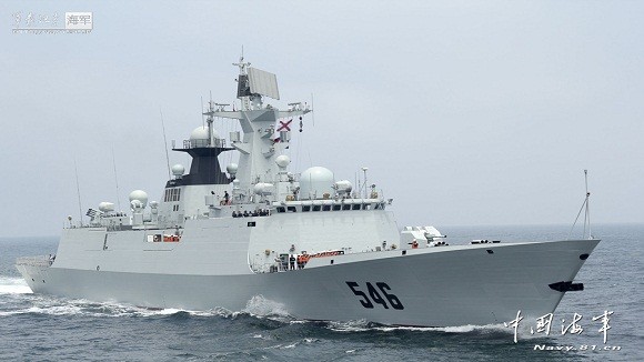 Tàu chiến Nga, Trung cùng hộ tống chở vũ khí hóa học khỏi Syria ảnh 1