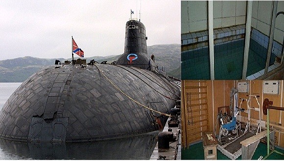 Nội thất "siêu khủng" của tàu ngầm hạt nhân chiến lược lớp Akula ảnh 1