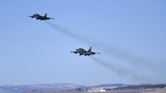 Không quân Nga luyện không chiến và tấn công mặt đất ảnh 1