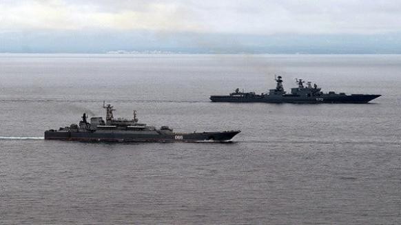 Hải quân Nga rầm rộ diễn tập bất thường tại Caspian ảnh 1