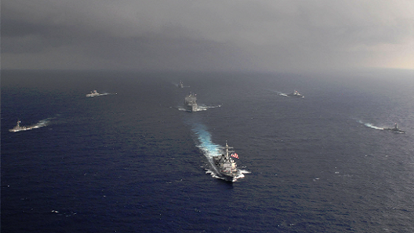 Mỹ và Singapore khai mạc diễn tập hải quân chung trên biển Đông ảnh 1