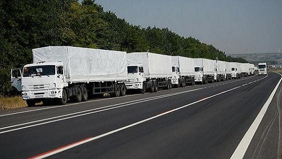 Đoàn xe viện trợ nhân đạo của Nga lại lên đường sang Ukraine ảnh 1