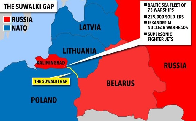 Nếu bùng phát xung đột Nga-NATO: Điểm quyết chiến là 'Hành lang Suwalki' và 'Mũi dao Kaliningrad' ảnh 1