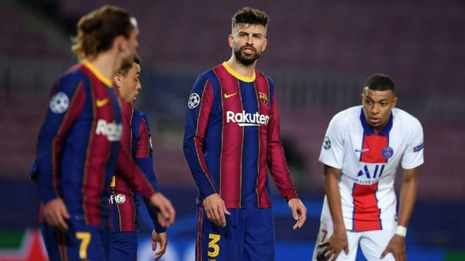 Hai sao Barca chửi nhau trong trận thua thảm PSG ảnh 1