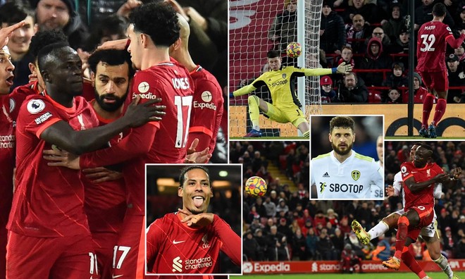 Vùi dập Leeds, Liverpool bám sát Man City ảnh 1