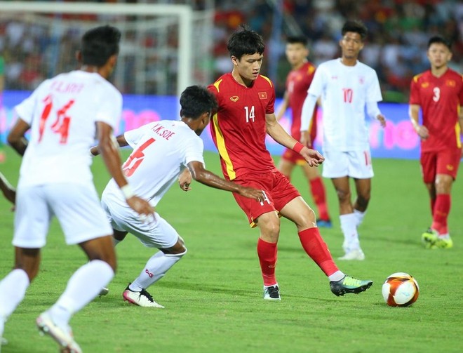 Thắng sát nút Myanmar, U23 Việt Nam đặt một chân vào bán kết ảnh 2