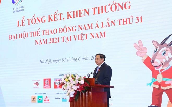 Thủ tướng Phạm Minh Chính: "Các VĐV đánh đổi mồ hôi, nước mắt và tuổi thanh xuân vì huy chương SEA Games" ảnh 1