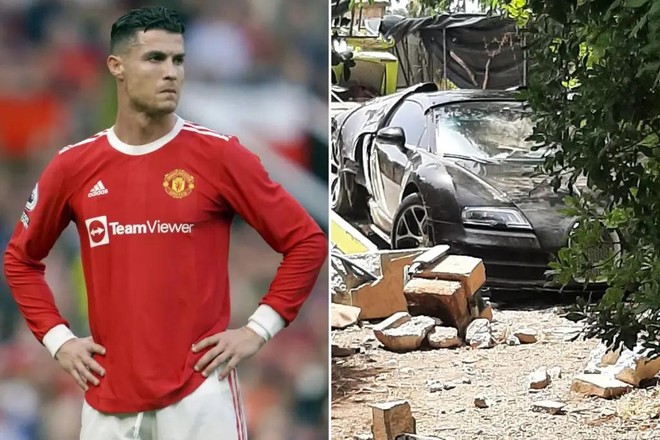 Siêu xe của Ronaldo hư hỏng nặng sau tai nạn ảnh 2