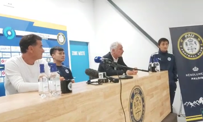 Quang Hải họp báo ra mắt Pau FC: "Tôi sẽ thi đấu để mọi người ở đây nhớ đến mình" ảnh 1