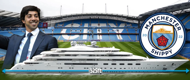 Ông chủ Man City mua siêu du thuyền dài như sân Etihad ảnh 1