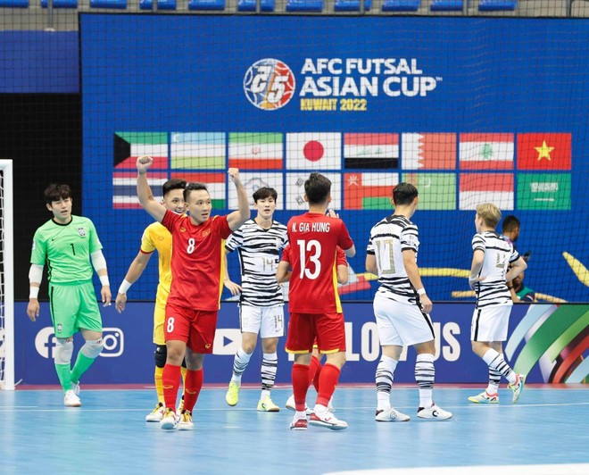 Việt Nam ngược dòng hạ Hàn Quốc 5-1 trận mở màn giải futsal châu Á 2022 ảnh 4