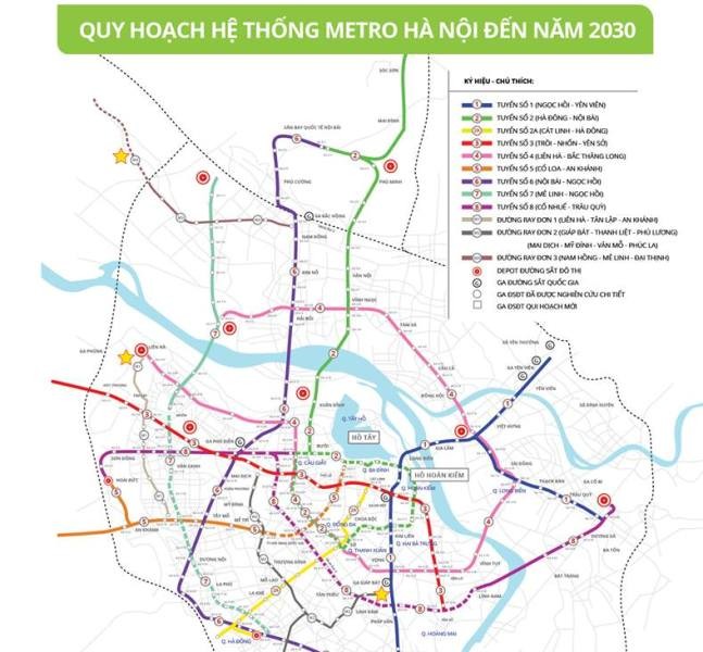 Hà Nội đề xuất tuyến metro số 5, Văn Cao- Hòa Lạc với 65.400 tỷ đồng vốn đầu tư ảnh 1
