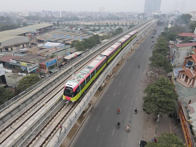 Hôm nay, tàu metro Nhổn - Ga Hà Nội vận hành thử ở tốc độ tối đa ảnh 1