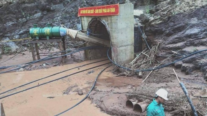Điện Biên: Một công nhân thi công thủy điện bị mắc kẹt trong hầm đầy nước ảnh 1