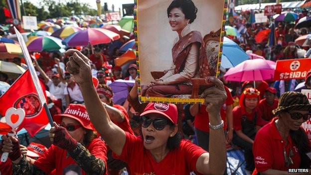 Thái Lan: Cuộc biểu tình với quy mô lớn của phe “áo đỏ” ảnh 1