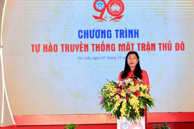 Hà Nội tổ chức trọng thể Lễ kỷ niệm 90 năm Ngày truyền thống Mặt trận Tổ quốc Việt Nam ảnh 1