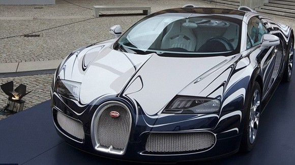 Cận cảnh Bugatti L'Or Blanc bằng sứ ảnh 3