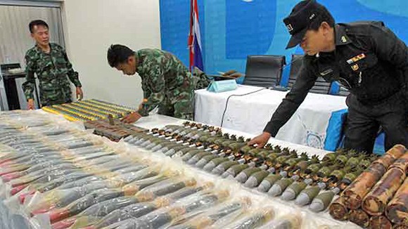 Thái Lan thu giữ kho vũ khí lớn ảnh 1