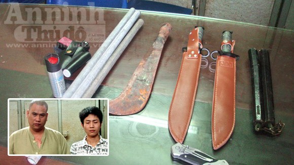 Phát hiện “kho vũ khí” trong nhà trọ ảnh 1