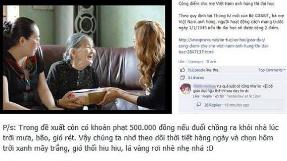 Cộng điểm cho Bà mẹ Việt Nam Anh hùng: Vì sao dư luận “nổi nóng”? ảnh 1