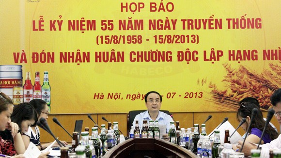 Habeco kỷ niệm 55 năm ngày truyền thống Bia Hà Nội và đón nhận Huân chương Độc lập hạng Nhì ảnh 1