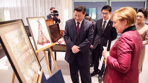 Đức tặng Trung Quốc bản đồ không có Hoàng Sa - Trường Sa ảnh 1