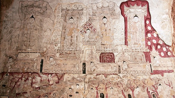 Bích họa trường tồn trong các ngôi đền ở Bagan ảnh 2