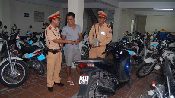 Được CSGT tìm thấy xe sau 3 tháng bị mất ảnh 1