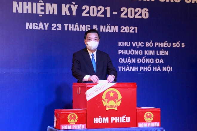Hà Nội đã vào cuộc chủ động, quyết liệt, tích cực triển khai đồng bộ các giải pháp phòng chống dịch cho ngày bầu cử ảnh 1