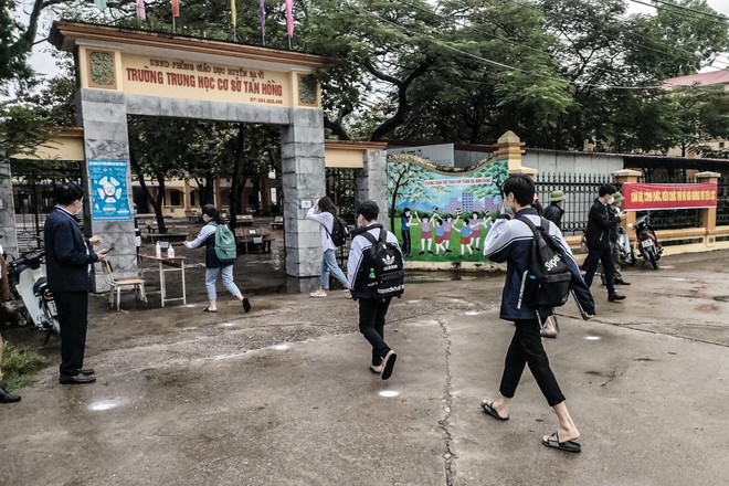 Hà Nội: Trường học ở các huyện, thị xã sẵn sàng đón học sinh lớp 9 trở lại ảnh 1