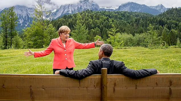 Tình bạn thân thiết của ông Barack Obama và bà Angela Merkel ảnh 1