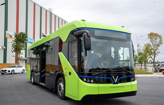 Vingroup chính thức chạy thử nghiệm xe buýt điện VinFast ảnh 6