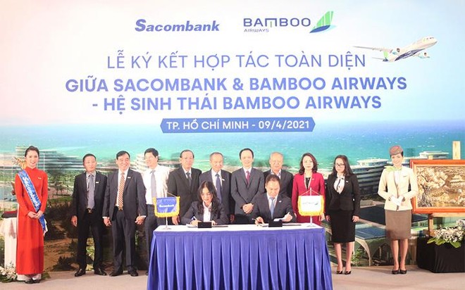Sacombank và Bamboo Airways hợp tác toàn diện ảnh 1